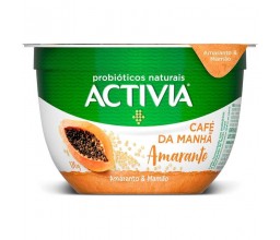 Iogurte Café da Manhã Amaranto e com Pedaços de...