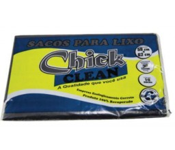 Saco para lixo 30l pct c/ 10 - CHICK CLEAN
