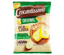 SALGADINHO CROCANTISSIMO QUEIJO E CEBOLA 40G