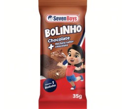 Bolinho Chocolate Recheio Chocolate Seven Boys...