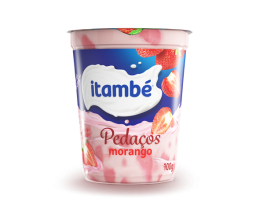 Iogurte pedaços de Morango Itambé 100g