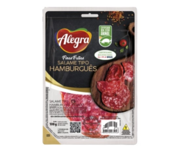 Salame Fatiado Hamburguês Alegra 100g