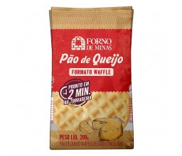 Pão de Queijo Formato Waffle Forno de Minas 200g