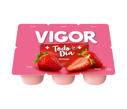 Bebida Láctea Fermentada sabor Morango Vigor...