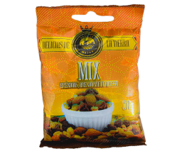 Mix de Amendoas, Amendoins e Uva Passa Delicias...