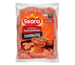 Linguiça p/ Churrasco Apimentada Seara 600g