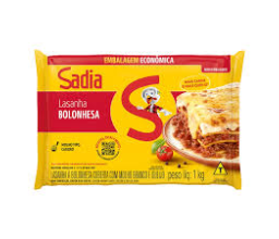 Lasanha Bolonhesa Embalagem Econômica Sadia 1kg