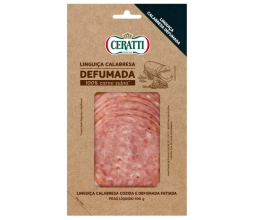 Linguiça Calabresa Defumada 100% Carne Suina...