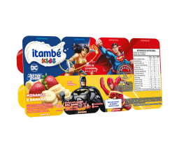 Sobremesa Láctea Sabor Morango e Banana Itambé...