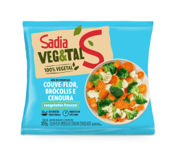 Mix Veg&tal com Couve flor Brócolis e Cenoura...
