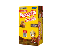 Paçoquita Lovers sabor Chocolate e Avelã...