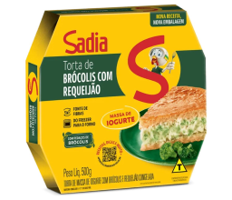 Torta de Brócolis com Requeijão Sadia 500g