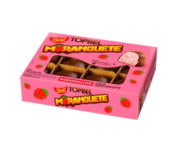 Marshmallow sabor Morango Moranguete Topbel 216g
