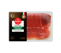 Presunto Cru Italiano Fatiado Seara Gourmet 80g