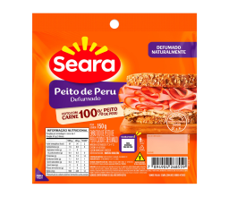 Peito de Peru Defumado Fatiado Seara 150g