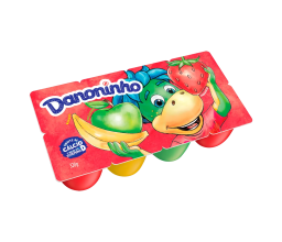 Petit Suisse Morango Banana e Maçã Verde Danone...