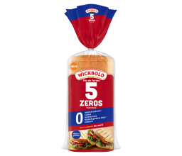 Pão de Forma 5 Zeros Tradicional Wickbold 350g
