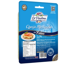 Queijo Mussarela Fatiado La Paulina 150g