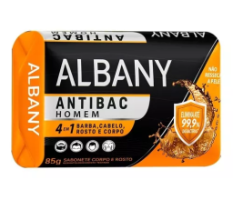 Sabonete Antibac Homem 4em1 Albany 85g