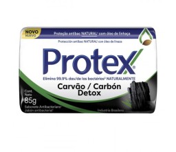Sabonete Antibacteriano Carvão Detox Protex 85g