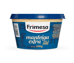 Manteiga Extra Sem Sal Frimesa 200g