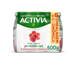 LEITE FER.SHOT FRAMBOESA E HISBISCO C/6UN ACTIVIA