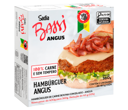 HAMBURGUER BOVINO BASSI ANGUS 360G