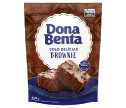 Mistura de Bolo Delicias Brownie Dona Benta 450g
