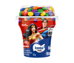 Iogurte de Morango Com Confeitos Itambé Kids 125g