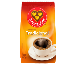 Café Tradicional 3 Corações 250g