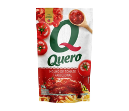 Molho de Tomate Tradicional Quero 240g