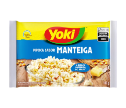 Pipoca Sabor Manteiga Yoki 100g