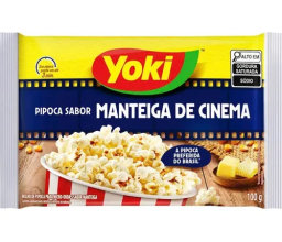 Pipoca Sabor Manteiga de Cinema Yoki 100g
