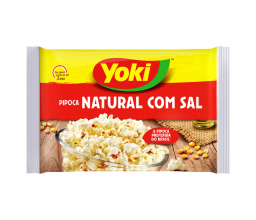 Pipoca Sabor Natural Com Sal Yoki 100g