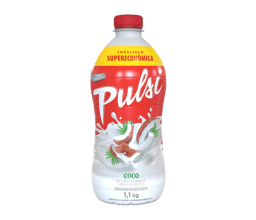 Bebida Láctea Fermentada Sabor Coco Pulsi 1,1KG