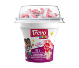 Iogurte Sabor Morango com Dentadura Trevo Kids...