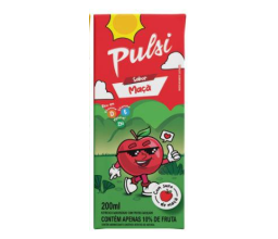 Refresco Sabor Maça Pulsi 200ml
