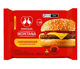 Cheeseburger com ketchup Montana Perdigão 145g