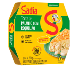 Torta de Palmito c/ Requeijão Sadia 500g
