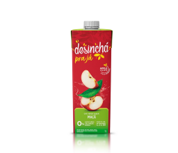chá sabor maçã desincha 1L
