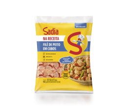 File de Peito em Cubos Sadia 400g