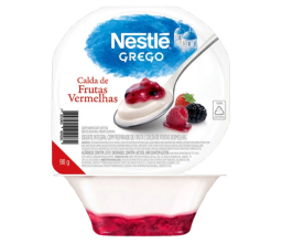 Iogurte Grego Sabor Calda de Frutas Vermelhas...