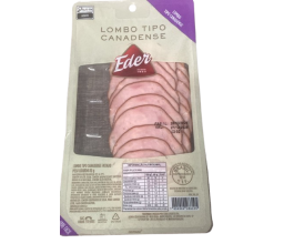 Lombo Tipo Canadense Fatiado Eder 80g