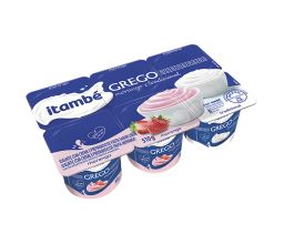 Iogurte Sabor Morango e Tradicional Itambé 510g