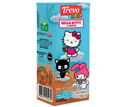 Bebida Láctea Sabor Chocolate Hello Kitty Trevo...