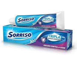 Creme Dental Sorriso Tripla Limpeza Completa 70g