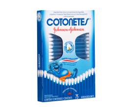 Cotonete Johnson com 75 unidades