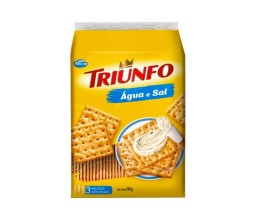 BISCOITO ÁGUA E SAL TRIUNFO ARCOR 345G