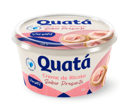 Creme de Ricota sabor Presunto Quatá 150g