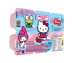 Iogurte Sabor Morango Hello Kitty Trevo Kids 480g